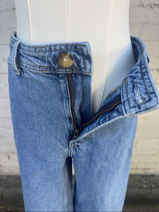 Free People We The Free Wide-Leg Denim Sailor Pants Size 27 - Picture 6 of 9